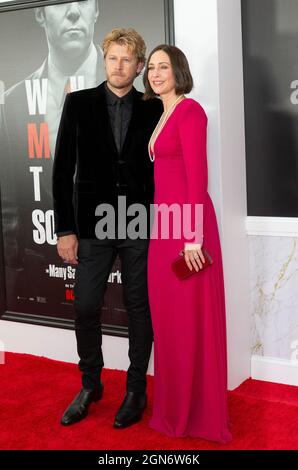 New York, United States. 21st Sep, 2021. Renn Hawkey and Vera Farmiga attend premiere of The Many Saints of Newark movie at Beacon Theatre (Photo by Lev Radin/Pacific Press) Credit: Pacific Press Media Production Corp./Alamy Live News Stock Photo