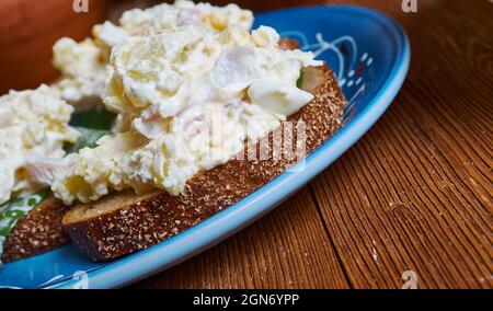 Becarska satrica -  Croatian salad originating from the region of Slavonija and Baranja Stock Photo