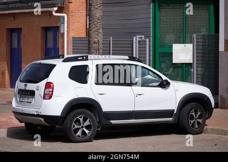 MOSCOW, RUSSIA - MAY 08, 2021 Renault Duster second generation interior  view. Compact SUV car also called Dacia Duster. The general interior view  with Stock Photo - Alamy