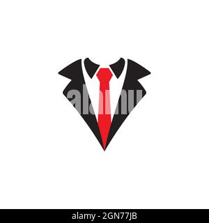 Tuxedo exclusive template vector icon illustration design Stock Photo