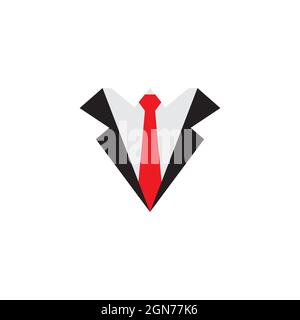 Tuxedo exclusive template vector icon illustration design Stock Photo