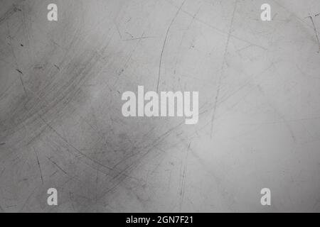 dirty scratched white surface - full frame background and texture Stock Photo