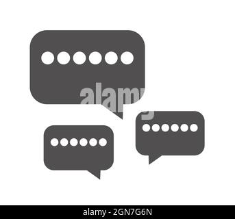 Message favicon isolated on white background Stock Vector