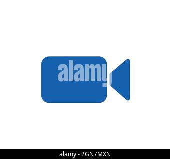 Camcorder icon vector isolated on white background Stock Vector