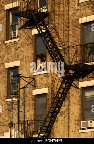 apartment building in Greenwood heights Brooklyn NYC Stock Photo