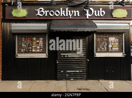 Brooklyn Pub bar in Greenwood Heights NYC Stock Photo