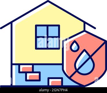 Resistance to dampness linear icon Stock Vector Image & Art - Alamy