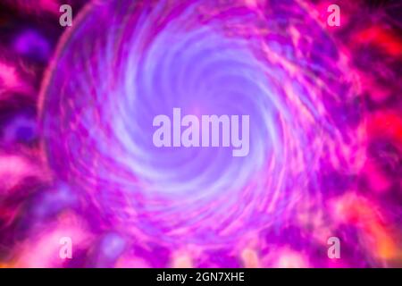 Abstract blurred long exposure photography background. Blue and purple colors Stock Photo