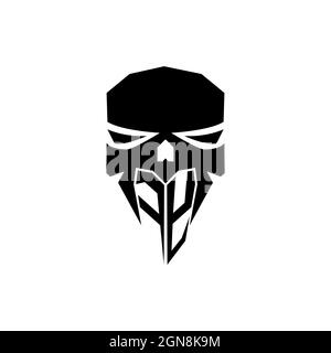 FY Initial ESport gaming logo. Modern head Skull shape template vector logo Stock Vector