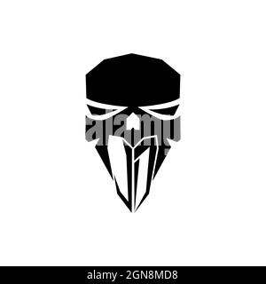 JD Initial ESport gaming logo. Modern head Skull shape template vector logo Stock Vector