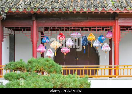 Dr. Sun Yat Sen, Classical Chinese Garden, Vancouver, British Columbia, Canada Stock Photo