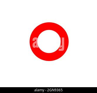 Recording logo isolated on white background Stock Vector