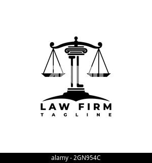 TL Monogram Logo Letter Pillars Geometric shape style vector, Law Firm Company Stock Vector