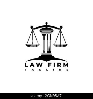 TW Monogram Logo Letter Pillars Geometric shape style vector, Law Firm Company Stock Vector