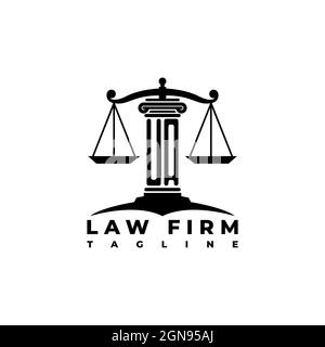 UA Monogram Logo Letter Pillars Geometric shape style vector, Law Firm Company Stock Vector