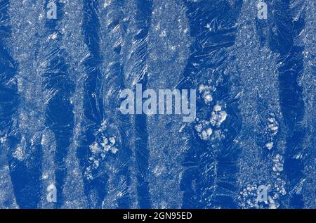 Full frame of frosted window pane Stock Photo