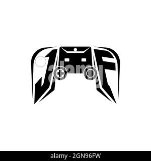 HP Monogram Logo Letter Pillars Geometric shape style vector, Law Firm Company Stock Vector