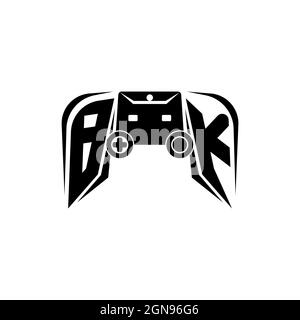 BH Monogram Logo Letter Pillars Geometric shape style vector, Law Firm Company Stock Vector