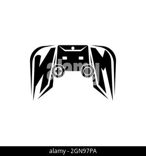 KO Monogram Logo Letter Pillars Geometric shape style vector, Law Firm Company Stock Vector