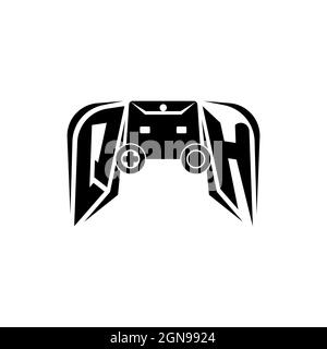 NE Monogram Logo Letter Pillars Geometric shape style vector, Law Firm Company Stock Vector