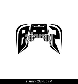 BZ Initial ESport gaming logo. Game console shape style vector template Stock Vector