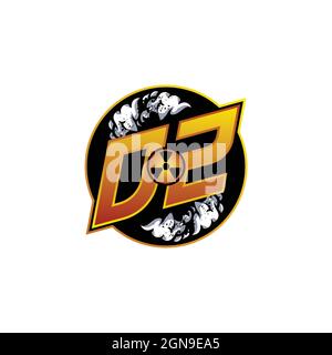 HD Initial ESport gaming logo. Game console shape style vector template Stock Vector