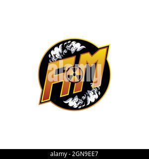 Initial AL logo design, Initial AL logo design with Gas Mask Style, Logo for game, esport, community or business. Stock Vector