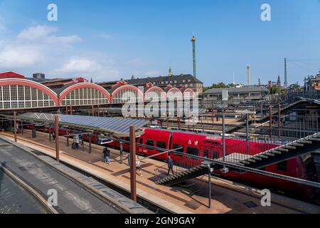 Copenhagen Central Station, Copenhagen Central Station, Denmark, Stock Photo