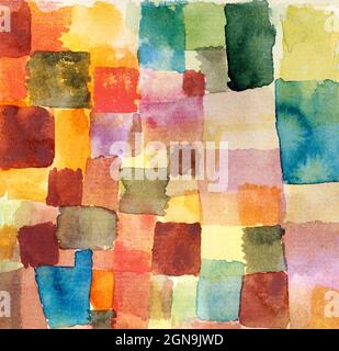 Paul Klee、ABSTRACT、海外版超希少レゾネ、新品額付 untitled-1914-by-paul-klee-