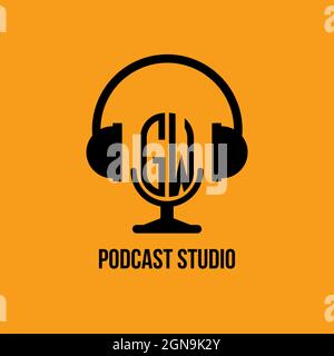 DC Logo ESport Gaming Initial with Blue Light Color design vector template Stock Vector