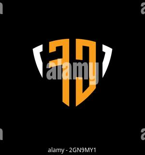 FO Monogram Logo Letter Headphone and Microphone shape style vector, Podcast Studio Logo Stock Vector