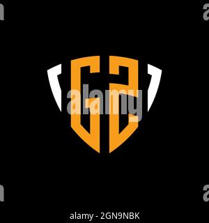 HP Monogram Logo Letter Headphone and Microphone shape style vector, Podcast Studio Logo Stock Vector