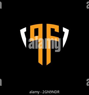 SP Monogram Logo Letter Headphone and Microphone shape style vector, Podcast Studio Logo Stock Vector