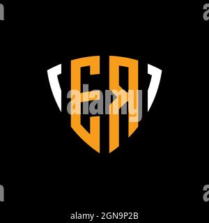 FD Monogram Logo Letter Headphone and Microphone shape style vector, Podcast Studio Logo Stock Vector