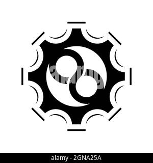 Gear infinity logo template vector icon design Stock Photo