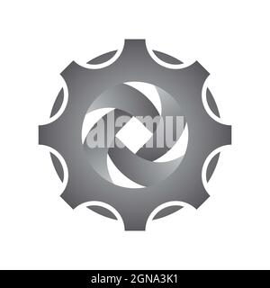 Gear logo template vector icon design Stock Photo