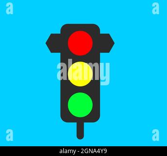Traffic Signal Lights Stock Vector
