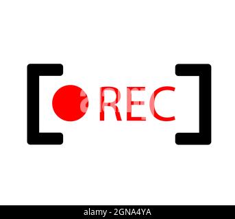 Recording Icon Stock Vector