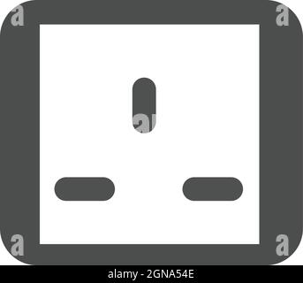 Socket Board Icon Vector Stock Vector