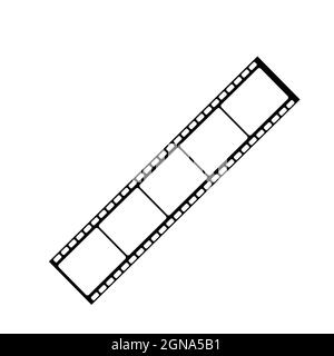 Film strip vector design, cinema reel illustration design Stock Vector