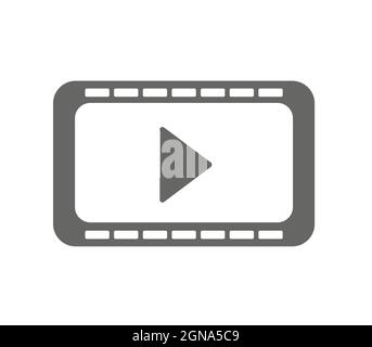 Video Play Button Vector Illustration Stock Vector