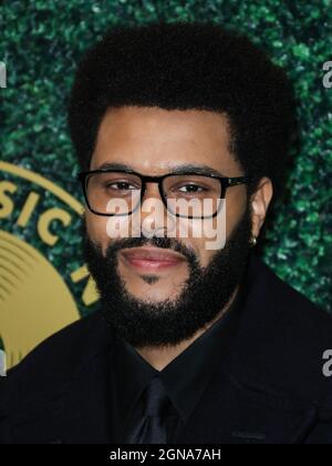 West Hollywood, United States. 23rd Sep, 2021. WEST HOLLYWOOD, LOS ANGELES, CALIFORNIA, USA - SEPTEMBER 23: Singer The Weeknd (Abel Makkonen Tesfaye) arrives at the 1st Annual Black Music Action Coalition's Music in Action Awards held at the 1 Hotel West Hollywood on September 23, 2021 in West Hollywood, Los Angeles, California, United States. (Photo by Xavier Collin/Image Press Agency/Sipa USA) Credit: Sipa USA/Alamy Live News Stock Photo