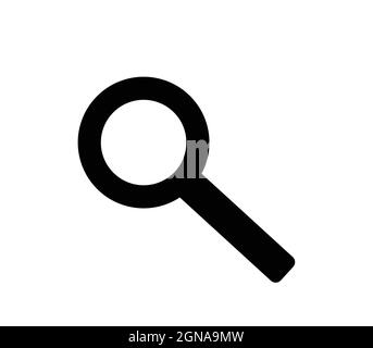 Magnifying glass icon vector, illustration of magnifying glass Stock Vector