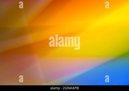 Multicolored blurred abstract background of lines and waves in warm colors. Stock Photo