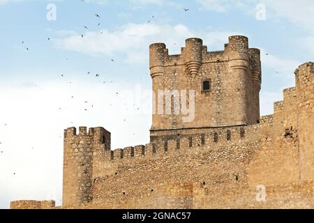 La Atalaya Castle. Villena. Alacant. Comunitat Valenciana. Spain Stock Photo