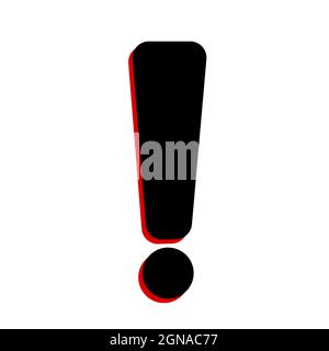 Error symbol isolated on white background, error icon vector illustration Stock Vector