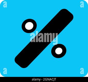 Percentage Icon Vector Illustration Stock Vector