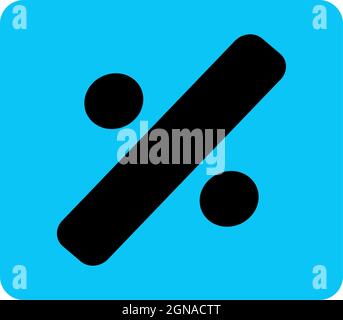 Percentage Icon Vector Illustration Stock Vector