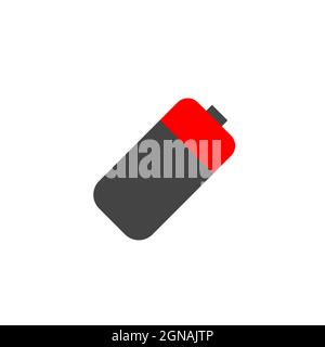 Cell battery icon isolated on white background, battery symbol Vector Stock Vector