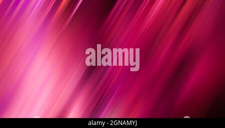 Abstract pink gradient motion blur magenta slanted lines background Stock Photo